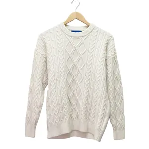 Aelfric Eden Cream Cable Knit 90s Fisherman Sweater Size XS Rory Gilmore Style thumbnail 2