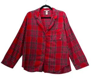 Victorias‎ Secret Pajama Top Red Large thumbnail 1
