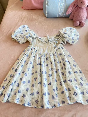 Blue Floral Princess Polly Dress Mini thumbnail 2