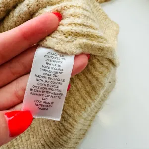 A.N.A Beige‎ Henley Oversized Knit Sweater Size XS thumbnail 9