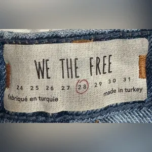 We the Free Denim‎ Button-Up Skirt Size 28 EUC thumbnail 4