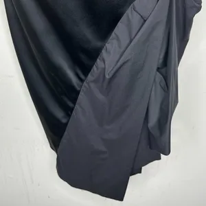 Vera Wang Lavendar Label Womens Asymmetrical Cocktail Dress in Black Size 4 thumbnail 3