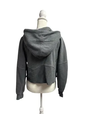 Lululemon Scuba Oversize Half 1/2 Zip Hoodie Sweatshirt Gray Grey XS/S thumbnail 3