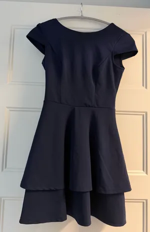 Navy mini dress Blue Size 2 thumbnail 1
