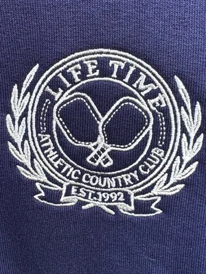 NWT EVEREVE X Lifetime 1/4 Zip Embroidered Logo Sweatshirt Navy Size XL thumbnail 6