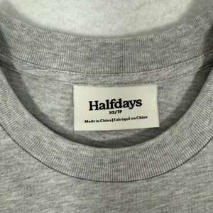 Halfdays Hike‎ Club T Shirt Womens XS Gray Graphic Tee Short Sleeve New thumbnail 4