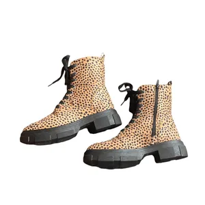 Olivia Miller  Normie leopard print combat boots thumbnail 7