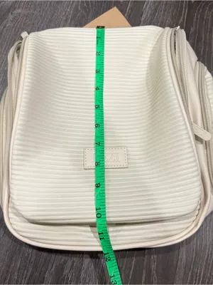 NWT DEZI Pack It All Handing Travel Bag Cream Organizer with 360 Hook thumbnail 7