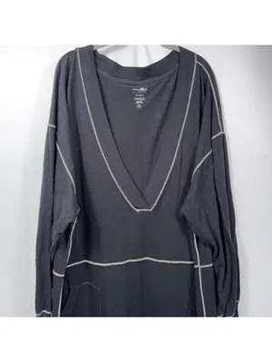Natural Life Black Cotton Harem Jumpsuit Size XL thumbnail 3