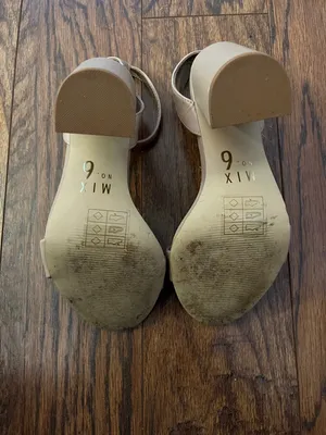 Mix No. 6 Nude Block Heel Ankle-Strap Sandals thumbnail 7