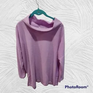 ✨Anthropologie Theresa Tunic Lavender Sz Large Top✨ thumbnail 8