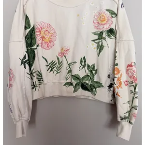 Free People Gaia Sweatshirt Floral Combo Women's Size XS thumbnail 5