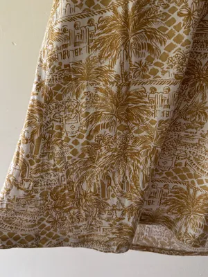 Lilly Pulitzer Dev Dress in Palm Beach Paradise Sand Gold Tropical thumbnail 6