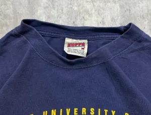 Soffe Vintage University Of Toledo Rockets Tee Shirt Navy & Yellow thumbnail 3