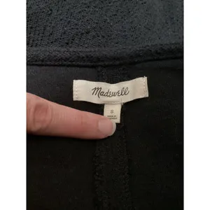Madewell Black Cotton V-Neck Puff Sleeve Top K4793 FA20 Womens Size Small thumbnail 4