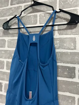 Free People FP Movement Side To Side‎ Jumpsuit in Blue thumbnail 4