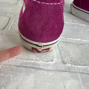 Vans Sk8-Hi Top Sneakers Pink Womens 9 Mens 7.5 Canvas Suede Lace Up Shoes 40EU‎ thumbnail 11