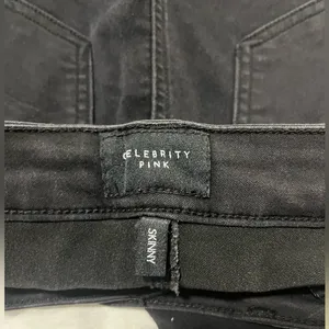 Celebrity Pink Skinny Jeans. Black. Size 7(28). thumbnail 3
