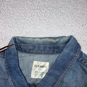 Old Navy Denim Trucker Jacket Women 2XL Blue Faded Utility Layering Outdoor thumbnail 4