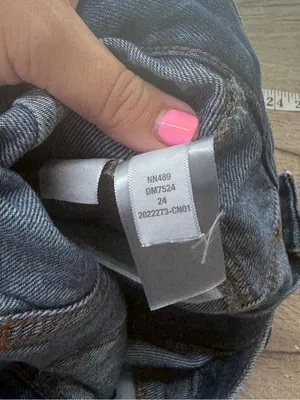 Madewell Baggy Straight Cargo Jeans size 24‎ thumbnail 8