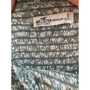 Hollister Smocked Floral‎ Print Long Sleeve Mini Dress Green Size S thumbnail 3