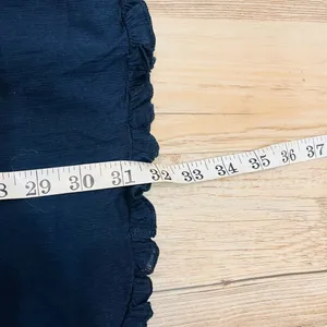 francesca's navy blue tiered dress sz small thumbnail 4