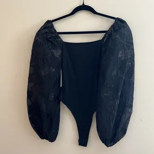 Red Dress Boutique | Puff Sleeve Bodysuit thumbnail 3