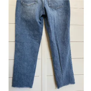 Vervet Blue Women's‎ Cotton Jeans 27X27" Distressed Raw Hem - Excellent thumbnail 5