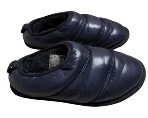 Sorel Hadley Slippers Quilted Navy Blue Puffy Nylon Women's 8 Cozy Warm thumbnail 1