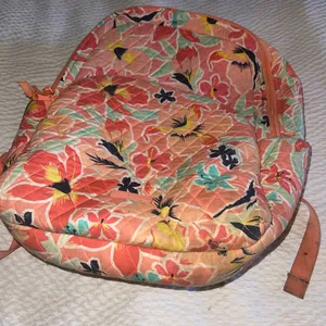 Vera Bradley Floral Cotton Quilted Women's Backpack AS IS thumbnail 15