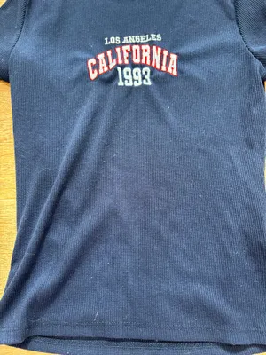 California baby tee navy Blue thumbnail 2