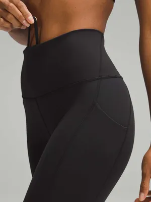Lululemon Wunder Train High-Rise Tight with Pockets 28" Black Size 8 thumbnail 3