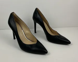 Pointed Toe Black Pumps Pointed Toe Size 8 Heels Jessica Simpson 4 inches thumbnail 1