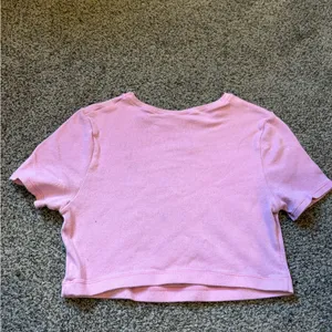 Skims Logo Pointelle Cropped Tee thumbnail 3