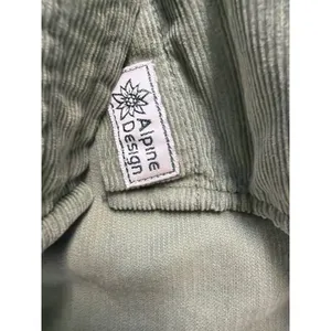 Alpine Design Womens XL Corduroy Button Down Shirt Olive Haze Green ADW24301 NWT thumbnail 2