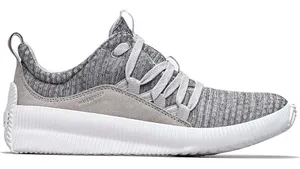 Sorel Out N About Plus Lace Sneakers Suede Lace Up Low Top Athletic Dove Gray 10 thumbnail 1