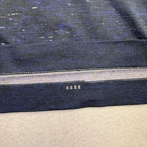 Lululemon Swiftly Tech‎ Long Sleeve Shirt Navy Blue Space Dye Size 12 thumbnail 2