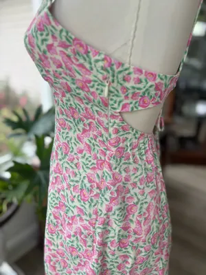 ZARA Floral Mini Dress thumbnail 4