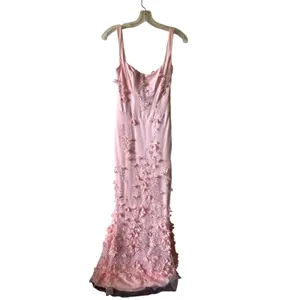 Oh Polly Vasanta Embellished Fishtail Corset Gown Maxi Dress in Pink size 2 thumbnail 5