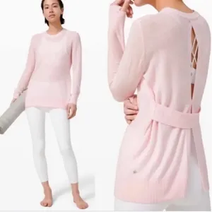 Lululemon Sincerely Yours Cashlu Sweater Pink Glow thumbnail 2