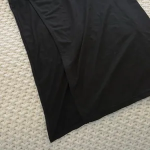 Beginning Boutique Elegant Black Maxi Dress with cut out and slit thumbnail 5