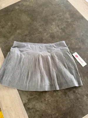 Husnairn Pleated tennis Skirt in Light gray thumbnail 6