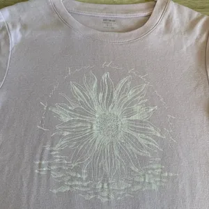 Cotton On Pink Sunflower Graphic Baby Tee Size S thumbnail 4