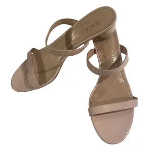 Kate Spade Palm Springs Sandals Women 8.5B Pale Dogwood Patent Leather Slide thumbnail 1