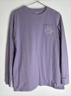 ivory ella Medium Purple‎ Long Sleeve T-shirt CP0339 thumbnail 1