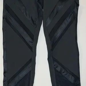 Alo Leggings Pants Womens Xtra Small XS Gray Pull On Skinny RN# 87370 Mesh thumbnail 4