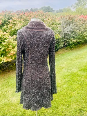 Sioni vintage Y2K-era "Art to Wear" knit sweater coat thumbnail 9