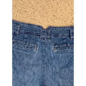 Vintage 90s White Stag Blue Denim Jorts Cargo Utility Shorts V-Notch Waistband thumbnail 8
