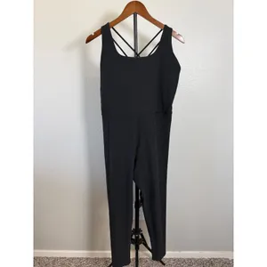 CALIA by Carrie Underwood Black Strappy Back Athletic Jumpsuit WAX32264 XL thumbnail 9