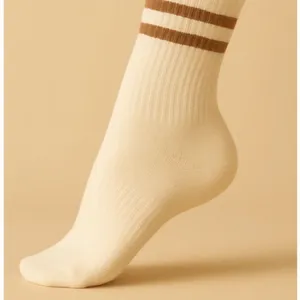 HIGH HEEL JUNGLE Metallic Retro Grip Crew Socks, NWOT thumbnail 7